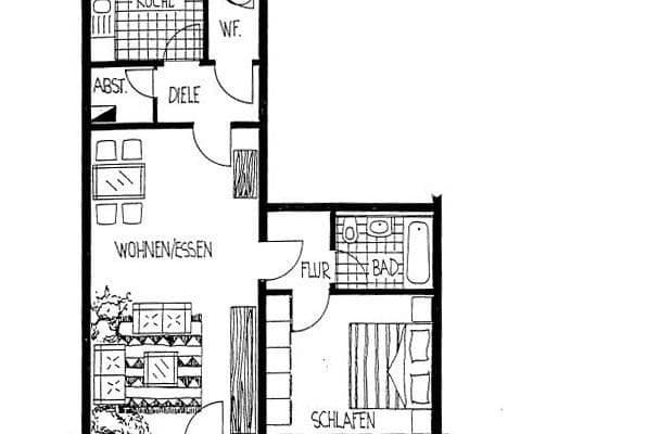 Prenájom bytu 2-izbový 71 m², Am Klemmberg 9, Weißenfels Prenájom bytu 2-izbový 71 m², Am Klemmberg 9, Weißenfels