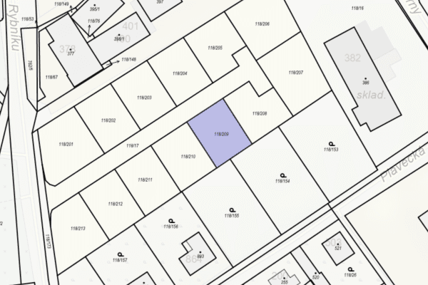 Predaj pozemku 506 m², K Rybníku, Jesenice Predaj pozemku 506 m², K Rybníku, Jesenice