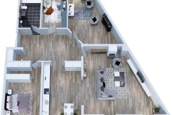 Predaj bytu 4-izbový 108 m², Hirschaid, Bavorsko Predaj bytu 4-izbový 108 m², Hirschaid, Bavorsko