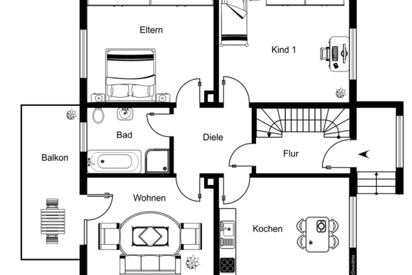 Prenájom bytu 3-izbový 76 m², Greifenklaustraße 12, Reckendorf Prenájom bytu 3-izbový 76 m², Greifenklaustraße 12, Reckendorf