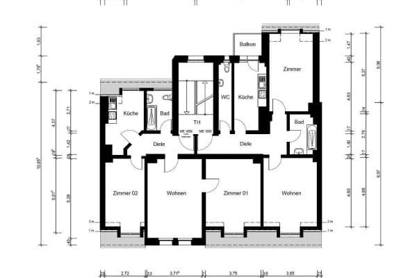 Predaj bytu 3-izbový 69 m², Schreyerstraße 16, Nürnberg, Bavorsko Predaj bytu 3-izbový 69 m², Schreyerstraße 16, Nürnberg, Bavorsko