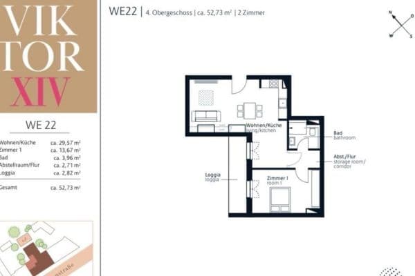 Prenájom bytu 2-izbový 53 m², Hoffmannstr. 14, Berlin, Berlín Prenájom bytu 2-izbový 53 m², Hoffmannstr. 14, Berlin, Berlín