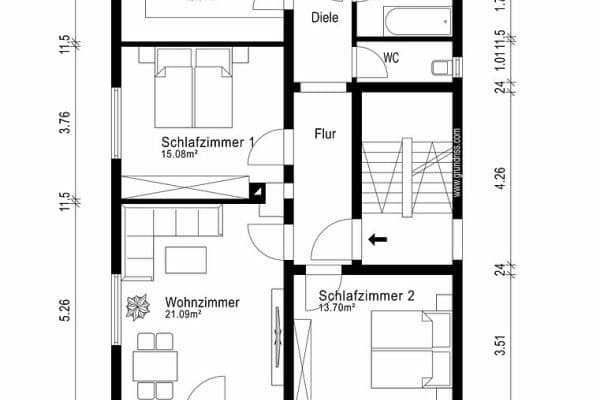 Predaj bytu 3-izbový 83 m², Rosenbergstraße 38, Heilbronn, Bádensko-Wurttembersko Predaj bytu 3-izbový 83 m², Rosenbergstraße 38, Heilbronn, Bádensko-Wurttembersko