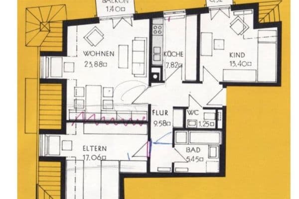 Predaj bytu 3-izbový 104 m², Tunnelstraße 15, Augsburg Predaj bytu 3-izbový 104 m², Tunnelstraße 15, Augsburg