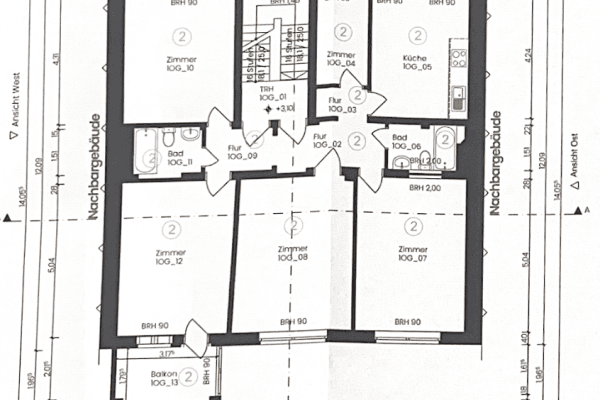 Prenájom bytu 4-izbový 109 m², Hildesheim, Dolné Sasko Prenájom bytu 4-izbový 109 m², Hildesheim, Dolné Sasko