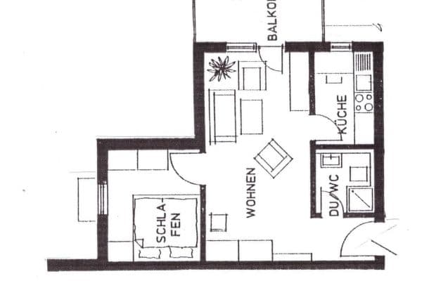 Prenájom bytu 2-izbový 48 m², Nürtingen Prenájom bytu 2-izbový 48 m², Nürtingen
