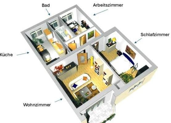 Predaj bytu 3-izbový 71 m², Berlin, Berlín Predaj bytu 3-izbový 71 m², Berlin, Berlín