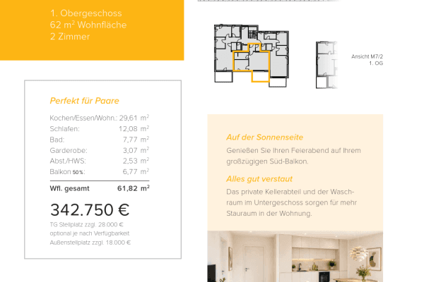 Predaj bytu 2-izbový 62 m², Moltkestr. 7, Langenau, Bádensko-Wurttembersko Predaj bytu 2-izbový 62 m², Moltkestr. 7, Langenau, Bádensko-Wurttembersko