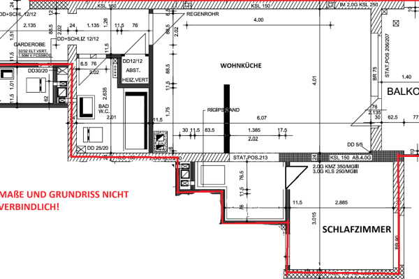 Prenájom bytu 2-izbový 48 m², Auf dem Knick 7, Witten Prenájom bytu 2-izbový 48 m², Auf dem Knick 7, Witten