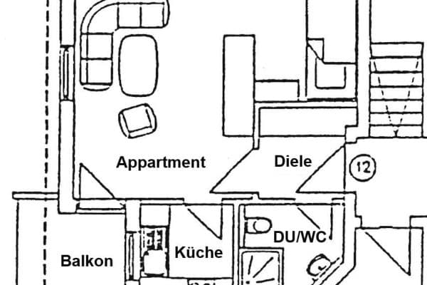 Predaj bytu 1-izbový 32 m², Sachsdorfer Str. 15, Dresden, Sasko Predaj bytu 1-izbový 32 m², Sachsdorfer Str. 15, Dresden, Sasko