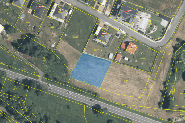 Predaj pozemku 962 m², Obory Predaj pozemku 962 m², Obory
