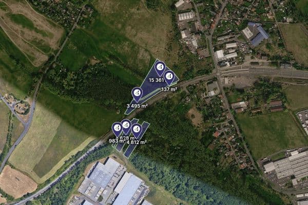 Predaj pozemku 50.308 m², Krupka Predaj pozemku 50.308 m², Krupka