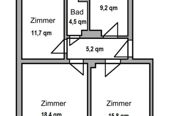 Predaj bytu 3-izbový 65 m², Rodenstr., Hannover, Dolné Sasko Predaj bytu 3-izbový 65 m², Rodenstr., Hannover, Dolné Sasko