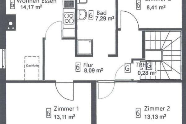 Prenájom bytu 3-izbový 65 m², Löwensteiner Str. 20, Mainhardt Prenájom bytu 3-izbový 65 m², Löwensteiner Str. 20, Mainhardt