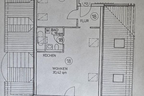 Prenájom bytu 2-izbový 59 m², Grimmaische Str. 58, Döbeln, Sasko Prenájom bytu 2-izbový 59 m², Grimmaische Str. 58, Döbeln, Sasko