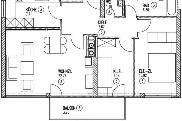 Predaj bytu 3-izbový 78 m², Leoprechtingstraße 23, München, Bavorsko Predaj bytu 3-izbový 78 m², Leoprechtingstraße 23, München, Bavorsko