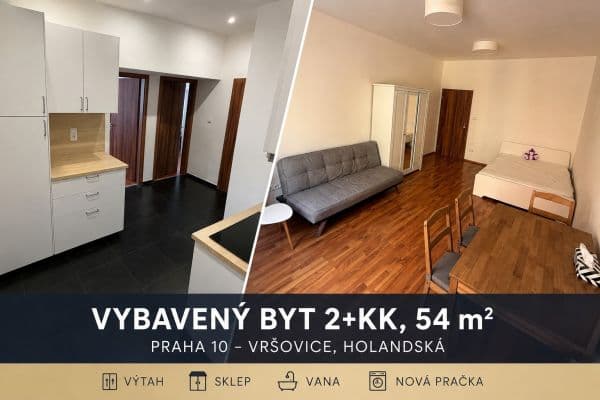 Prenájom bytu 2-izbový 54 m², Holandská, Praha Prenájom bytu 2-izbový 54 m², Holandská, Praha