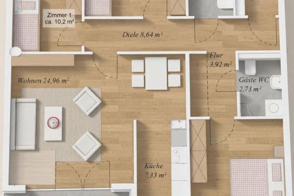 Predaj bytu 4-izbový 96 m², München, Bavorsko Predaj bytu 4-izbový 96 m², München, Bavorsko