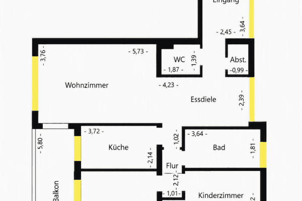 Prenájom bytu 3-izbový 92 m², Im Wohnpark 38, Bergheim Prenájom bytu 3-izbový 92 m², Im Wohnpark 38, Bergheim