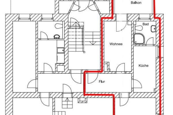 Prenájom bytu 2-izbový 43 m², Stötteritzer Landstraße 30, Leipzig Prenájom bytu 2-izbový 43 m², Stötteritzer Landstraße 30, Leipzig