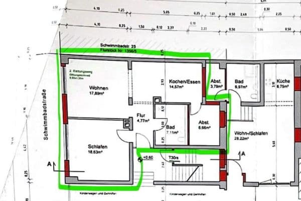 Prenájom bytu 2-izbový 70 m², Schwimmbadstr. 27, Bruchsal Prenájom bytu 2-izbový 70 m², Schwimmbadstr. 27, Bruchsal