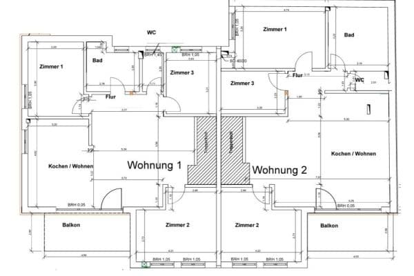Prenájom bytu 4-izbový 99 m², Flörsheim Prenájom bytu 4-izbový 99 m², Flörsheim
