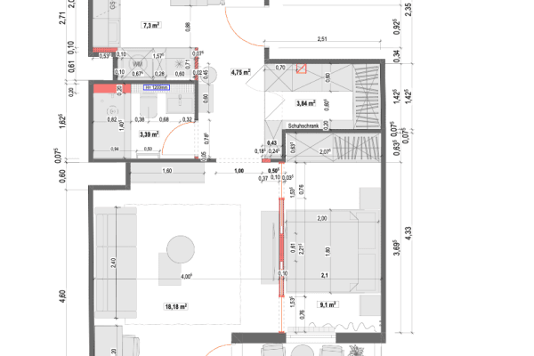 Prenájom bytu 2-izbový 50 m², Gotha-Allee 36, Berlin, Berlín Prenájom bytu 2-izbový 50 m², Gotha-Allee 36, Berlin, Berlín
