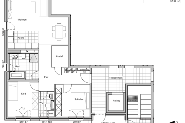 Predaj bytu 3-izbový 93 m², Berttolt-Brecht Allee 1-17, Schönefeld Predaj bytu 3-izbový 93 m², Berttolt-Brecht Allee 1-17, Schönefeld