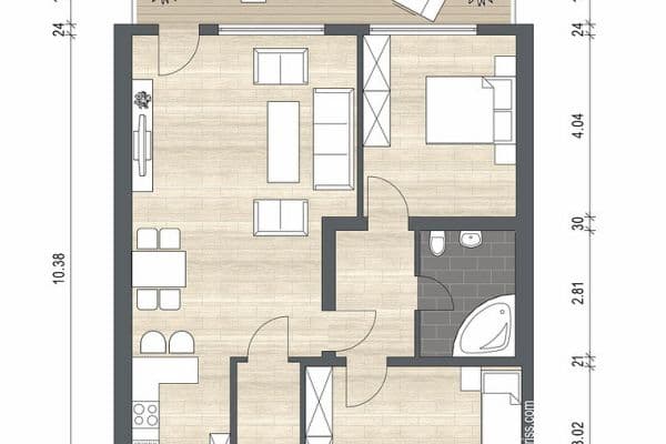 Predaj bytu 3-izbový 89 m², Kaarst Predaj bytu 3-izbový 89 m², Kaarst