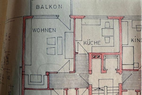 Prenájom bytu 2-izbový 56 m², Triftstraße 19, Frankfurt Prenájom bytu 2-izbový 56 m², Triftstraße 19, Frankfurt