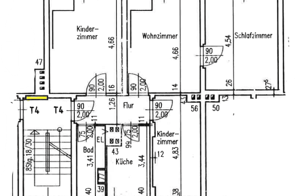 Prenájom bytu 4-izbový 74 m², Sternstrasse 5a, Burg, Sasko-Anhaltsko Prenájom bytu 4-izbový 74 m², Sternstrasse 5a, Burg, Sasko-Anhaltsko