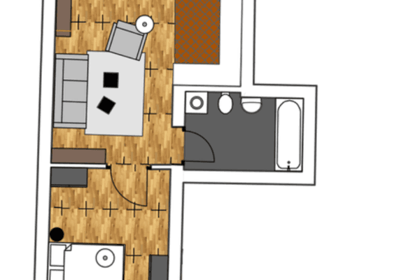 Prenájom bytu 2-izbový 48 m², Marienstr. 26, Zwickau, Sasko Prenájom bytu 2-izbový 48 m², Marienstr. 26, Zwickau, Sasko
