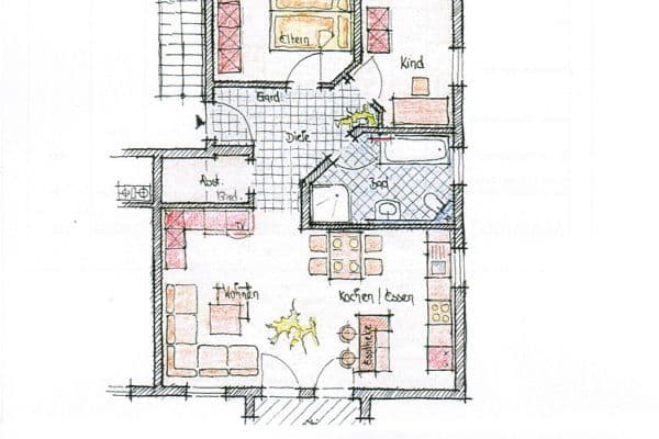 Prenájom bytu 3-izbový 96 m², Reichsdorfstraße 3, Sennfeld Prenájom bytu 3-izbový 96 m², Reichsdorfstraße 3, Sennfeld