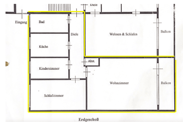 Prenájom bytu 3-izbový 84 m², Kerpen Horrem Prenájom bytu 3-izbový 84 m², Kerpen Horrem