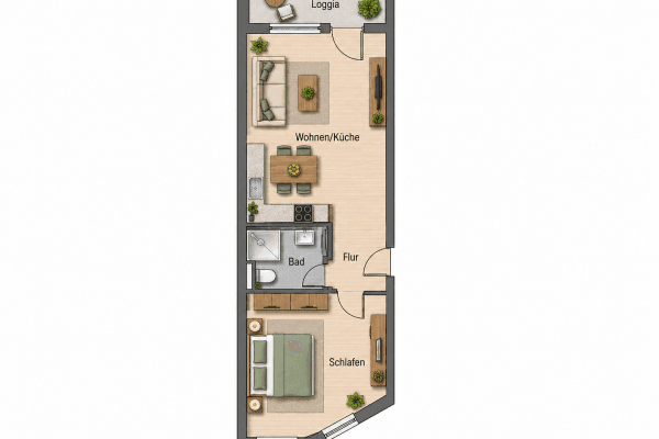 Prenájom bytu 2-izbový 42 m², Kleine Alexanderstraße 5, Berlin, Berlín Prenájom bytu 2-izbový 42 m², Kleine Alexanderstraße 5, Berlin, Berlín