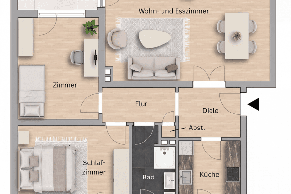Predaj bytu 3-izbový 83 m², Idstein Predaj bytu 3-izbový 83 m², Idstein