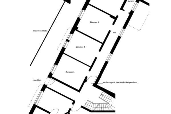 Prenájom bytu 3-izbový 80 m², Maternusstraße 39, Köln Prenájom bytu 3-izbový 80 m², Maternusstraße 39, Köln