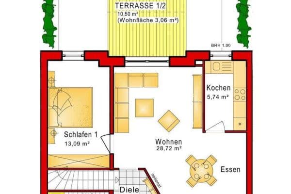 Prenájom bytu 4-izbový 97 m², Hühnerheide 139, Dinslaken Prenájom bytu 4-izbový 97 m², Hühnerheide 139, Dinslaken