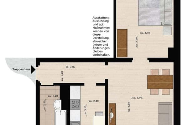 Prenájom bytu 2-izbový 49 m², Amalienstraße 132, Dessau-Roßlau, Sasko-Anhaltsko Prenájom bytu 2-izbový 49 m², Amalienstraße 132, Dessau-Roßlau, Sasko-Anhaltsko