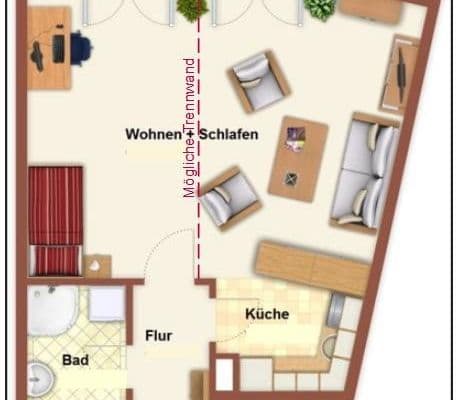Predaj bytu 2-izbový 51 m², Hamburg, Hamburg Predaj bytu 2-izbový 51 m², Hamburg, Hamburg