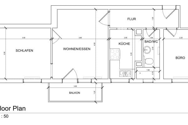 Prenájom bytu 3-izbový 55 m², Burgstr. 51, Stuttgart, Bádensko-Wurttembersko Prenájom bytu 3-izbový 55 m², Burgstr. 51, Stuttgart, Bádensko-Wurttembersko