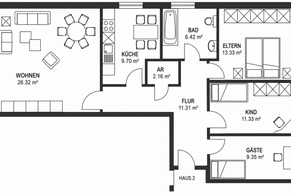 Predaj bytu 4-izbový 96 m², Stuhr-Brinkum Predaj bytu 4-izbový 96 m², Stuhr-Brinkum