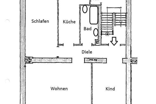 Prenájom bytu 3-izbový 92 m², Kirchlinder Str. 19, Dortmund, Severné Porýnie - Westfálsko Prenájom bytu 3-izbový 92 m², Kirchlinder Str. 19, Dortmund, Severné Porýnie - Westfálsko