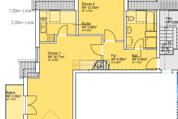 Prenájom bytu 3-izbový 98 m², Schwalbenweg, Welsleben Prenájom bytu 3-izbový 98 m², Schwalbenweg, Welsleben