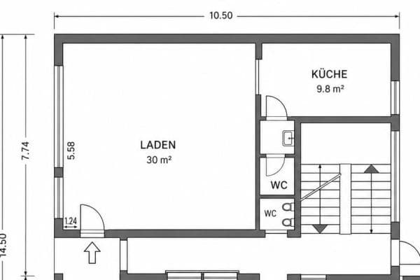 Prenájom kancelárie 43 m², Duisburg Prenájom kancelárie 43 m², Duisburg