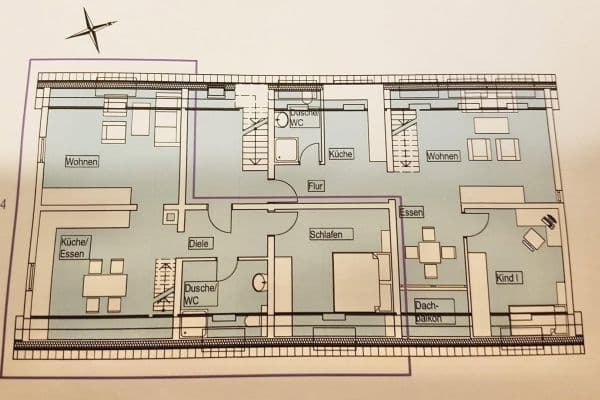 Prenájom bytu 4-izbový 90 m², Simmozheim Prenájom bytu 4-izbový 90 m², Simmozheim
