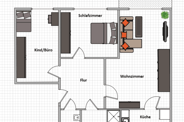Prenájom bytu 3-izbový 83 m², Immendingen Prenájom bytu 3-izbový 83 m², Immendingen