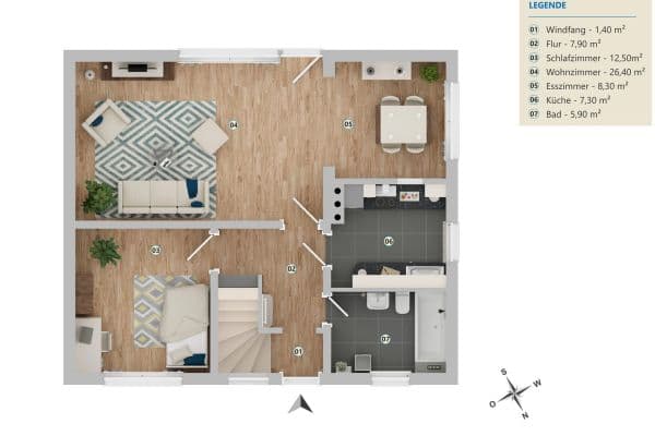 Predaj domu 135 m², pozemok 709 m², Lüneburg Predaj domu 135 m², pozemok 709 m², Lüneburg