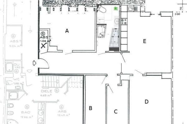 Prenájom bytu 5-izbový 111 m², Chemnitz, Sasko Prenájom bytu 5-izbový 111 m², Chemnitz, Sasko
