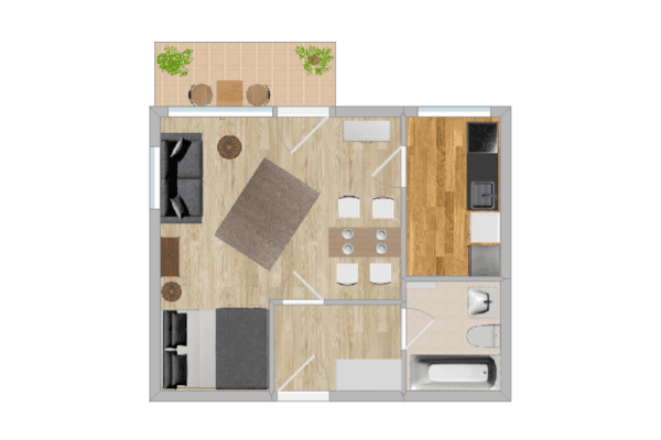 Predaj bytu 1-izbový 35 m², Hortensienstraße 64, Berlin, Berlín Predaj bytu 1-izbový 35 m², Hortensienstraße 64, Berlin, Berlín